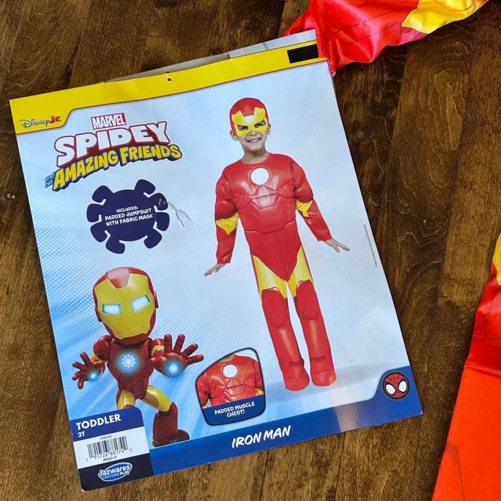 Marvel Spidey and His Amazing Friends Iron Man Toddler Costume 2T